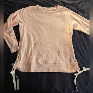 Xersion Lace-Up Sweatshirt